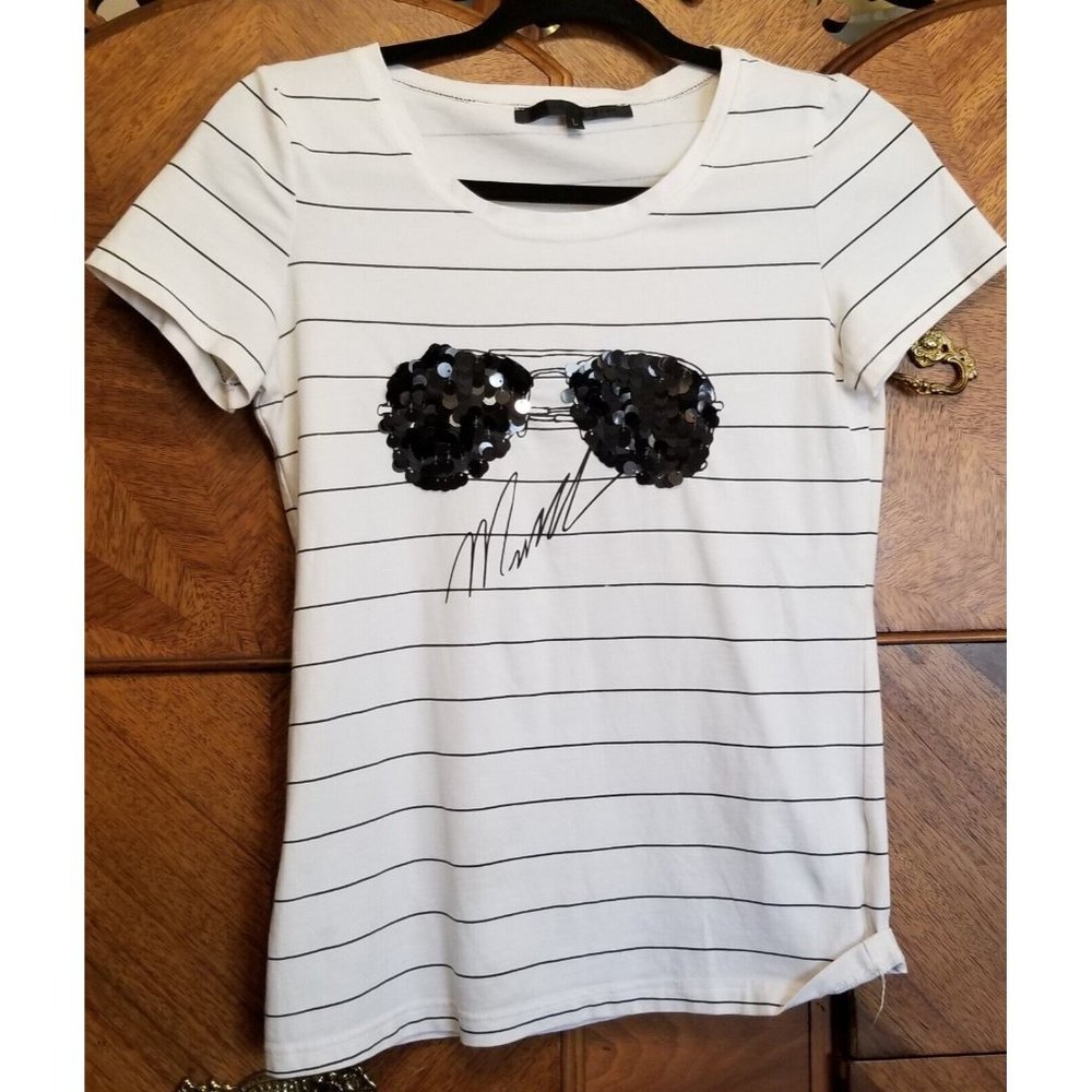 Haider Ackerman White Size Large Embellished Tshirt